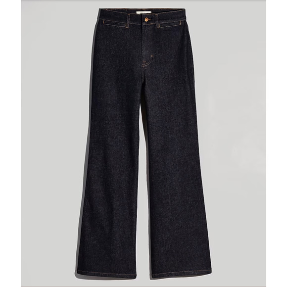 Madewell 11" High-Rise Flare Jeans in Durland Wash | Sz 31 | NWT $138 - Picture 6 of 6